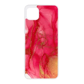 Carmen Gold marvanyos marvany mintas arany piros Samsung Galaxy A22 5G tok