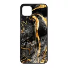 Luxury Golden Black marvanyos marvany mintas Samsung Galaxy A22 5G tok
