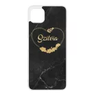 kerd a neveddel marble marvany mintas Heart szivecskes Samsung Galaxy A22 5G tok