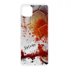 Kerd a neveddel RED kezilabda mintas Samsung Galaxy A22 5G tok