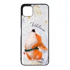 Cuki corgi kutyus - Téli mintás Samsung Galaxy A22 5G tok