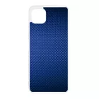 Gyönyörű kék karbon fiber mintás Samsung Galaxy A22 5G tok