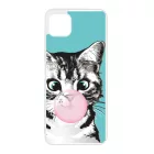 Bubble Cat - cica mintás Samsung Galaxy A22 5G tok