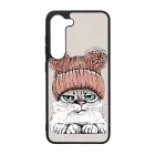 Cuki sapkás cica Samsung Galaxy A25 5G tok