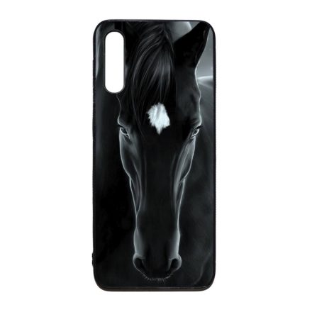 lovas fekete ló Samsung Galaxy A30s fekete tok