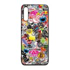 stickerbomb matricabomba Samsung Galaxy A30s fekete tok