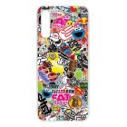 stickerbomb matricabomba Samsung Galaxy A30s fekete tok