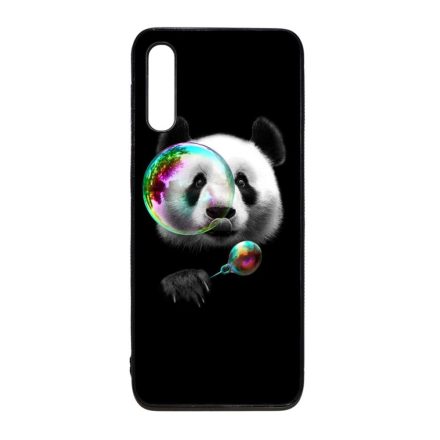 panda pandás Samsung Galaxy A30s fekete tok