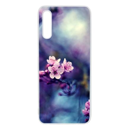 tavasz virágos cseresznyefa virág Samsung Galaxy A30s átlátszó tok