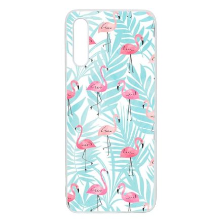Flamingo Pálmafa nyár Samsung Galaxy A30s átlátszó tok