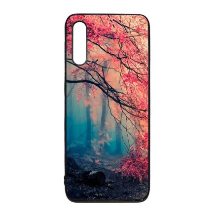 őszi erdős falevél természet Samsung Galaxy A30s fekete tok