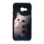 cica cicás macska macskás panda pandás Samsung Galaxy A3 (2017) fekete tok