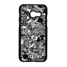 stickerbomb matricabomba Samsung Galaxy A3 (2017) fekete tok