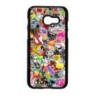 stickerbomb matricabomba Samsung Galaxy A3 (2017) fekete tok