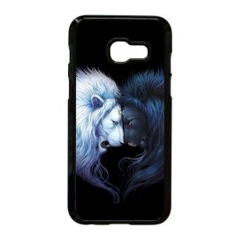 oroszlán napom csillagom yin yang szerelem love Samsung Galaxy A3 (2017) fekete tok