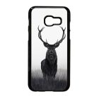 szarvas szarvasos agancs őszi fehér Samsung Galaxy A3 (2017) fekete tok