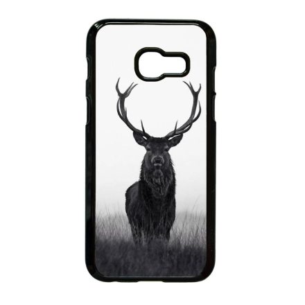 szarvas szarvasos agancs őszi fehér Samsung Galaxy A3 (2017) fekete tok