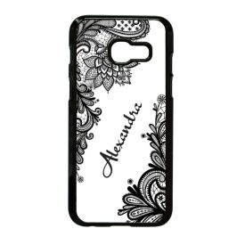 kérd a neveddel csipkés csajos Samsung Galaxy A3 (2017) fekete tok