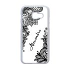 kérd a neveddel csipkés csajos Samsung Galaxy A3 (2017) fekete tok