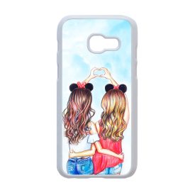 barátnők bff best friends forever legjobb barátnős besties Samsung Galaxy A3 (2017) fehér tok