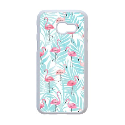 Flamingo Pálmafa nyár Samsung Galaxy A3 (2017) fehér tok