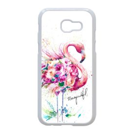 Álomszép Flamingo tropical summer nyári Samsung Galaxy A3 (2017) fehér tok