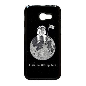 I see no God up here - űrhajós space Samsung Galaxy A3 (2017) fekete tok