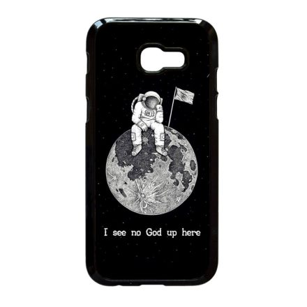 I see no God up here - űrhajós space Samsung Galaxy A3 (2017) fekete tok