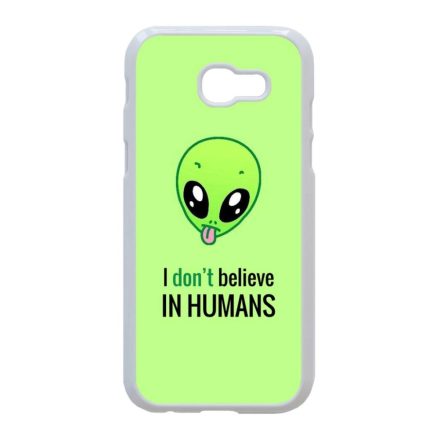 I don't believe in Humans ufo földönkívüli Samsung Galaxy A3 (2017) fehér tok
