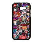 Stranger things matricabomba stickerbomb Samsung Galaxy A3 (2017) fekete tok