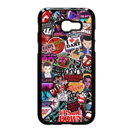 Stranger things matricabomba stickerbomb Samsung Galaxy A3 (2017) fekete tok