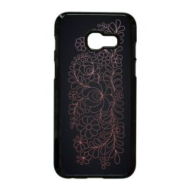 Elegáns Matyó - Rosegold magyar mintás hungarian folk Samsung Galaxy A3 2017 tok