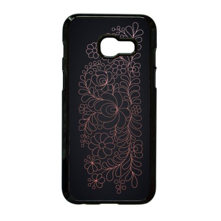 Elegáns Matyó - Rosegold magyar mintás hungarian folk Samsung Galaxy A3 2017 tok