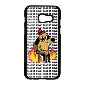 This is fine DOG kutyas meme Samsung Galaxy A3 2017 tok