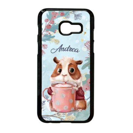 Kakaós hörcsög - Téli mintás Samsung Galaxy A3 2017 tok