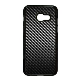 Ezüst karbon fiber mintás Samsung Galaxy A3 2017 tok