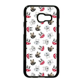 Cuki kávé és kutya mintás Samsung Galaxy A3 2017 tok