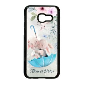 Neves cukisagok kollekcio Esernyos nyuszi szerelem Samsung Galaxy A3 2017 tok