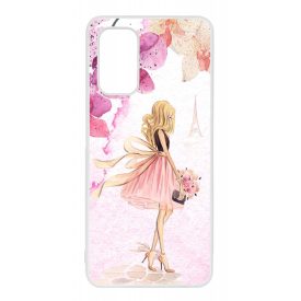 virágos fashion menyasszony párizs paris eiffel torony tavaszi Samsung Galaxy A32 4G tok