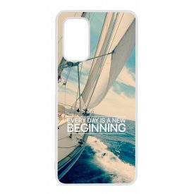 Minden nap egy új kezdet vitorlás tenger nyár Samsung Galaxy A32 4G tok