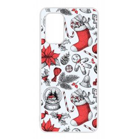 téli karácsonyi mintás textúra Samsung Galaxy A32 4G tok