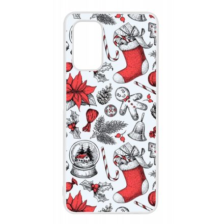 téli karácsonyi mintás textúra Samsung Galaxy A32 4G tok