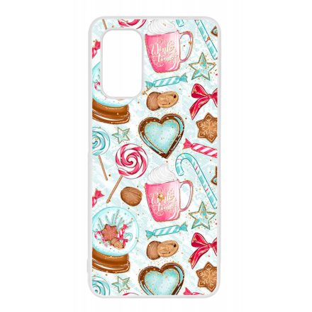 téli karácsonyi csajos mintás Samsung Galaxy A32 4G tok