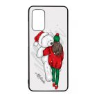 Kérd a neveddel - Lány & Maci - csajos karácsony Samsung Galaxy A32 4G tok