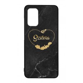 kerd a neveddel marble marvany mintas Heart szivecskes Samsung Galaxy A32 4G tok