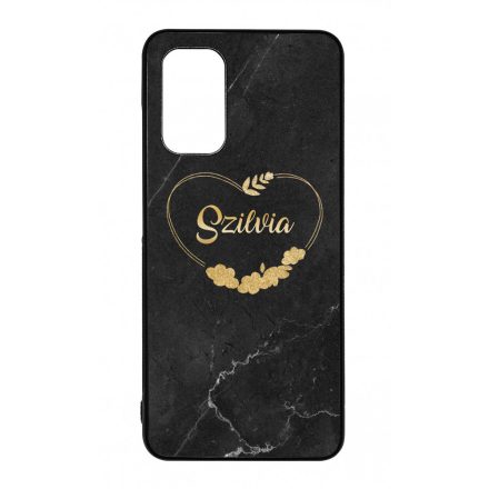 kerd a neveddel marble marvany mintas Heart szivecskes Samsung Galaxy A32 4G tok
