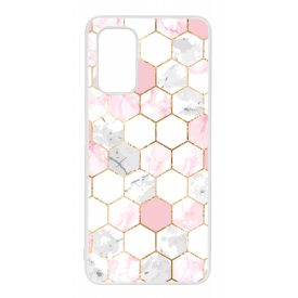 Geometric Rose Gold marvanyos marvany mintas Samsung Galaxy A32 4G tok