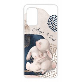 Kerd a neveddel - Cuki nyuszik - osz Samsung Galaxy A32 4G tok