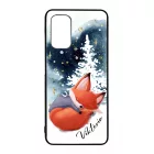 Tündéri róka - Téli mintás Samsung Galaxy A32 4G tok