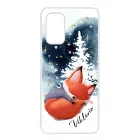 Tündéri róka - Téli mintás Samsung Galaxy A32 4G tok